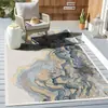 Manta para Mesa de Centro Abstrata Minimalista TUME para Sala de Estar, com Base TPR de Caxemira, Manta para Quarto ao Lado da Cama, Tapete Simples