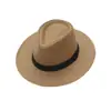 Sombrero de Panamá Neutro de Verano Sombrero de Paja para el Sol Sombrero de Sol para Vacaciones en la Playa Sombrero Jazz