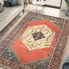 Alfombra Estilo Bohemio Transfronteriza TEMU Resistente a la Suciedad Resistente al Desgaste Sala de Estar Alfombra Grande Completa Casa de Huéspedes Decorativa Fácil de Cuidar