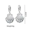 Accesorios transfronterizos estilo playa popular moda de personalidad europea y americana pendientes de carcasa de aleación pendientes retro de vida marina para mujer