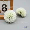 Material para acessório de cabelo DIY de crisântemo de bola de tênis de mesa artificial pequena, flor artificial, bola redonda espinhosa, adereço de cabeça de flor pequena, flor artificial estilo floresta