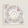 Bufanda Cuadrada Versátil de Imitación Seda y Lana para Mujer, 70 cm, Doble Cara, Heterocromática, Otoño e Invierno, Nuevo Animales de la Selva, Bufanda Cálida para Exteriores, Bufanda