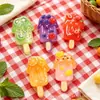 Brinquedo de comida simulada frutas de verão picolé acessórios de resina decorações DIY cola de creme feita à mão capa de celular peças para acessórios de cabelo