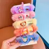 Set de Gomas para el Cabello de Color Dulce para Niños tipo Intestino Delgado, Lazo para el Cabello Corazón de Niña, Goma para el Cabello de Bebé, Mayoreo