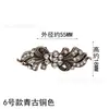 Clips Retro Europeos y Americanos para Suéter para Mujer, Hebillas de Bufanda de Seda Incrustadas de Diamantes, Clips para Bufanda Fijos Anti-Exposición, Clips para Chal, Accesorios de Aleación