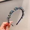 Cabelo de cristal inteligente Hoop Cartão de cabelo feminino High-end Sense 2023 Internet Celebridade Estilo quente Mori Fairy Headwear Coreano Headband Mulheres
