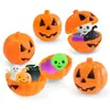 Bolsa de Dulces de Cáscara de Calabaza de Halloween, Juguete de Fiesta de Cáscara de Calabaza Abrible, Regalo de Broma, Cubo de Calabaza Calavera para Dulces