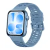 Adequado para pulseiras do relógio Huawei Fit5, também compatível com Fit3/4/4 Pro/5/5 Pro; uma pulseira especial de silicone respirável em estilo esportivo com perfurações