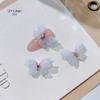 Joyas para manicura de mariposa de organza de moda color estilo hada degradado exquisito cuadros armadura de ropa decoraciones al por mayor