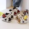 Zapatos para bebé para niños y niñas de 0 a 1 año, 6-9-12 meses, zapatos para caminar de suela blanda, zapatos blancos versátiles de color block deportivo