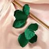 Moda Europea y Americana Exagerados Estilo Mori Frescos Pendientes de Flor Rojo Rosa Estrella de Celebridad de Internet Retro Elegante Calle Pétalo