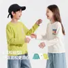 Camisetas Bluem Modernas para Niños Mayores, Camisetas Básicas de Moda para Niños, Tops Elegantes para Niñas, Estilos Modernos de Primavera y Otoño, Moda de Colaboración Heritage