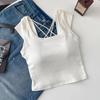 6033 # Dopamina Camisola Voando Manga Spice Girls Colete Verão Curto Niche Design Vestindo Outback Interior Vestindo