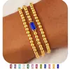Pulseiras de 12 Pedras de Nascimento Amazon Transfronteiriças, Modernas e Únicas, Estilo Europeu e Americano de Nicho, Pulseiras Elásticas Empilháveis para Mulheres