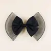 Accesorios de Lazo de Gasa Estilo Coreano para Niños Color Sólido Semi-terminados Adornos de Lazo Decoración DIY para Zapatos Calcetines Sombreros Venta al por Mayor