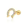 Anillo de Herradura de Aleación de Titanio F136 Joyería para Perforación de Hélix Hueso de la Oreja Accesorios Perforación de Oreja de Titanio G23 Rosca Interna Joyería de Tachuela para Oreja para Mujeres