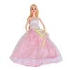 Ropa y Accesorios para Muñeca Barbie Ropa para Vestir Muñeca Vestido de Princesa Vestido con Tirantes Juguete de Moda Vestido de Boda