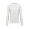 Camiseta de manga longa 210G Sorona para mulheres, fresca e com proteção solar, adequada para esportes ao ar livre e uso diário.