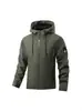 Suministro exclusivo transfronterizo de chaquetas para hombre talla europea, prendas de abrigo para primavera y otoño, chaquetas casuales con capucha para exteriores para hombre, venta al por mayor de fabricante