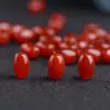 Ágata Negra y Roja Natural Brasileña Cuentas Sueltas Materiales para Accesorios Tejidos a Mano DIY Accesorios Joyería Listos para la Venta