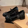 Sapatos Mary Jane de Couro com Laço Plano Estilo Francês para Mulheres, Novo Verão 2026 Sapatos Versáteis e Delicados que Combinam com Saias