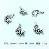 Acessórios DIY Prata Xizang Série Marinha Concha Estrela do Mar Cavalo-marinho Pulseira Colar Pingente Pingente Animal Biológico Liga
