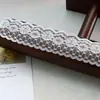 Produza múltiplos estilos de renda lisa fina de poliéster para vestidos de boneca DIY fada Lolita acessórios de renda largos