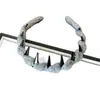 Aro de Cabelo Antiderrapante com Dentes Envolto em Lã para Outono e Inverno para Mulheres 2025 Novo Headband de Caveira Alta Presilha Fashion Acessórios de Cabelo