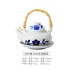 Bule Japonês de Cerâmica Transfronteiriço Vintage Panela para Sopa de Frutos do Mar de Restaurante Panela Portátil Doméstica Panela Pequena Criativa para Sopa Atacado