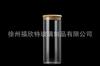 Fabricante 85 Botella de Tubo Recto de Vidrio de Borosilicato con Tapa de Corcho y Bambú Tanque de Almacenamiento Sellado Resistente a Altas Temperaturas Botella Transparente Selección Experta