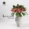 Corona de Flores Artificiales Flor Imperial Pequeña Flor Tropical Almohadilla de Pines Flockada Flor Hogar Patrón Floral Flor Falsa Decorativa Material de Combinación