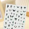2024 Nuevo Joyería Japonesa para Uñas Rosa con Pegamento Mariposa Adhesiva Ai Saint Mariposa Ilustraciones Nuevo Paquete para Uñas