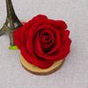 Al por mayor 10cm simulación franela cabeza de flor rosa coche de bodas árbol de Navidad 520 decoración floral para pastel Flores artificiales DIY