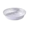 Bandeja Especial de Papel Aluminio para Freidora de Aire, Bol de Aluminio para Hornear en Horno de Barbacoa, Caja de Aluminio para el Hogar, Bol de Papel Grado Alimenticio, Forma Redonda