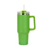 Transfronterizo nuevo 40 oz con asa Taza para Coche taza de vacío portátil para coche Acero inoxidable 304 Popote taza de helado venta al por mayor