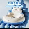 Anillo de Esquí Grande con Respaldo Nuevo Producto Transfronterizo Portátil para Exteriores Plegable Resistente al Desgaste Antivuelco Dibujos Animados Trineo Inflable con Asa