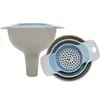 Funil Doméstico de Cozinha Pescoço Longo Plástico Calibre Grande e Pequeno Para Despejar Leite em Pó Óleo Funil Grau Alimentício Concha para Vinho Dispensador de Vinho