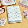 Caderno de Folhas Soltas Gatinho Coração Girly Fivela Magnética Couro Macio Caderno Fofo Manual Ins Shin-chan do Crayon Caderno de Estudante