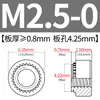 Porca rebite de aço inoxidável, tampa de rebite, componente de placa de pressão, porca redonda, porca rebite serrilhada CLS-M2-M10