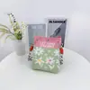 Bolso de mano tejido personalizado transfronterizo de estilo japonés y coreano, bolso cubo floral portátil, bolso de mano de gran capacidad, bolsa de mano para el trabajo