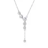 Precioso collar de estrella para mujer, plata de ley S925, diseño de nicho de lujo ligero, cadena para la clavícula a la moda, regalo de Qixi para novia