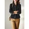 Chaqueta de Tweed de Lana 2026 Nueva Colección Primavera y Otoño Top Corto de Tweed Negro Ropa de Primavera y Otoño para Mujer