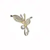 Nuevo Broche de Perla de Dos Hojas Anti-Exposición, Elegante y Versátil, Pin Hebilla Decorativo de Gama Alta para Ropa de Escote Bajo
