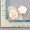 Materiais: Galvanoplastia, Flores para Nail Art, Capas de Celular, Acessórios de Cabelo Flor de Rosa em Resina, Acessórios de Cabeça com Cabeça de Cola Creme, Acessórios para Joias DIY