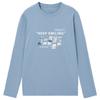 2026 Nueva Camiseta de Algodón Puro de Manga Larga para Hombre, Top de Otoño, Marca de Moda Tendencia, Camiseta Base 100% Algodón