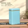 Mini Lata de Té Verde/Té Negro Portátil Pequeña Lata de Té de Hierro Lata de Metal Lata para Empaque de Té de Flores