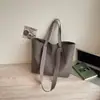 Bolsa Tote de Lona Grande Capacidade Transfronteiriça para Mulheres 2026 Novo Estilo Bolsa de Mão de Alta Qualidade para Trabalho e Deslocamento Bolsa Grande de Ombro Único