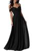 Ebay Vestido de Dama de Honor Europeo y Americano Largo de Gasa Vestido Largo de Hermanas Hombro Delgado Descubierto Mejor Amiga Amazon Vestido de Noche para Dama de Honor