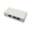Repetidor PoE Estándar, Extensor de Red Gigabit de Uno a Dos Montado en Pared, Fuente de Alimentación PoE de 48V, Función V-Lan