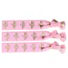Banda elástica de 1.5 cm de ancho, pulsera trenzada de cactus dorada, banda envolvente, banda elástica, accesorios para ropa y cabello DIY
